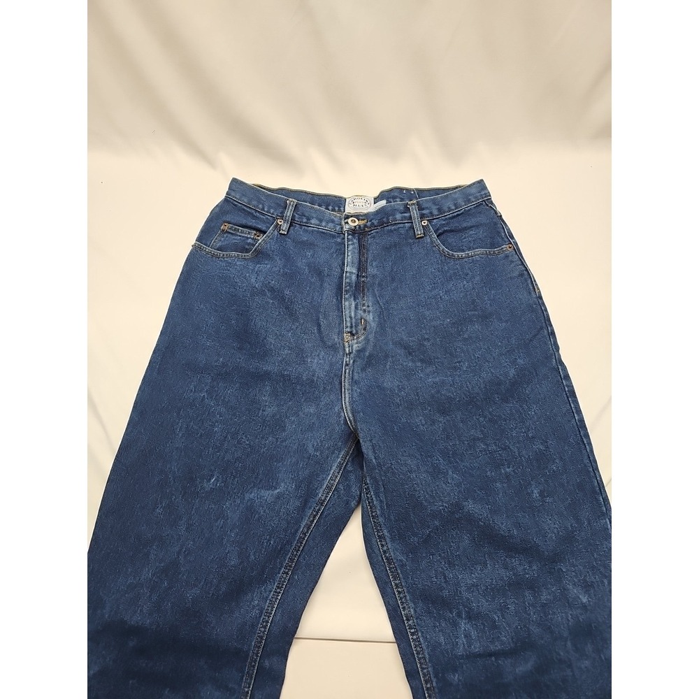 Carolina Blues Women Blue Vintage Tapered Denim Jeans High Rise Cotton Size 18wt - Picture 7 of 15